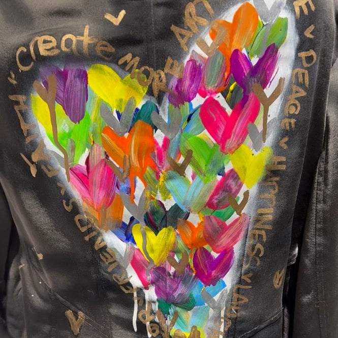 HAND PAINTED ART JACKETS