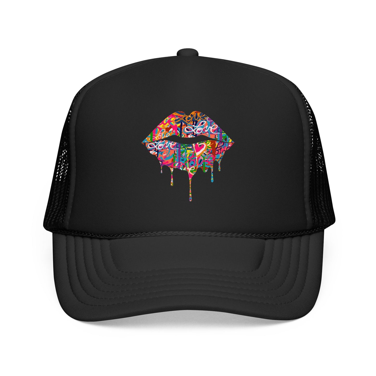 
                  
                    Graffiti Drip Lips Trucker Hat
                  
                