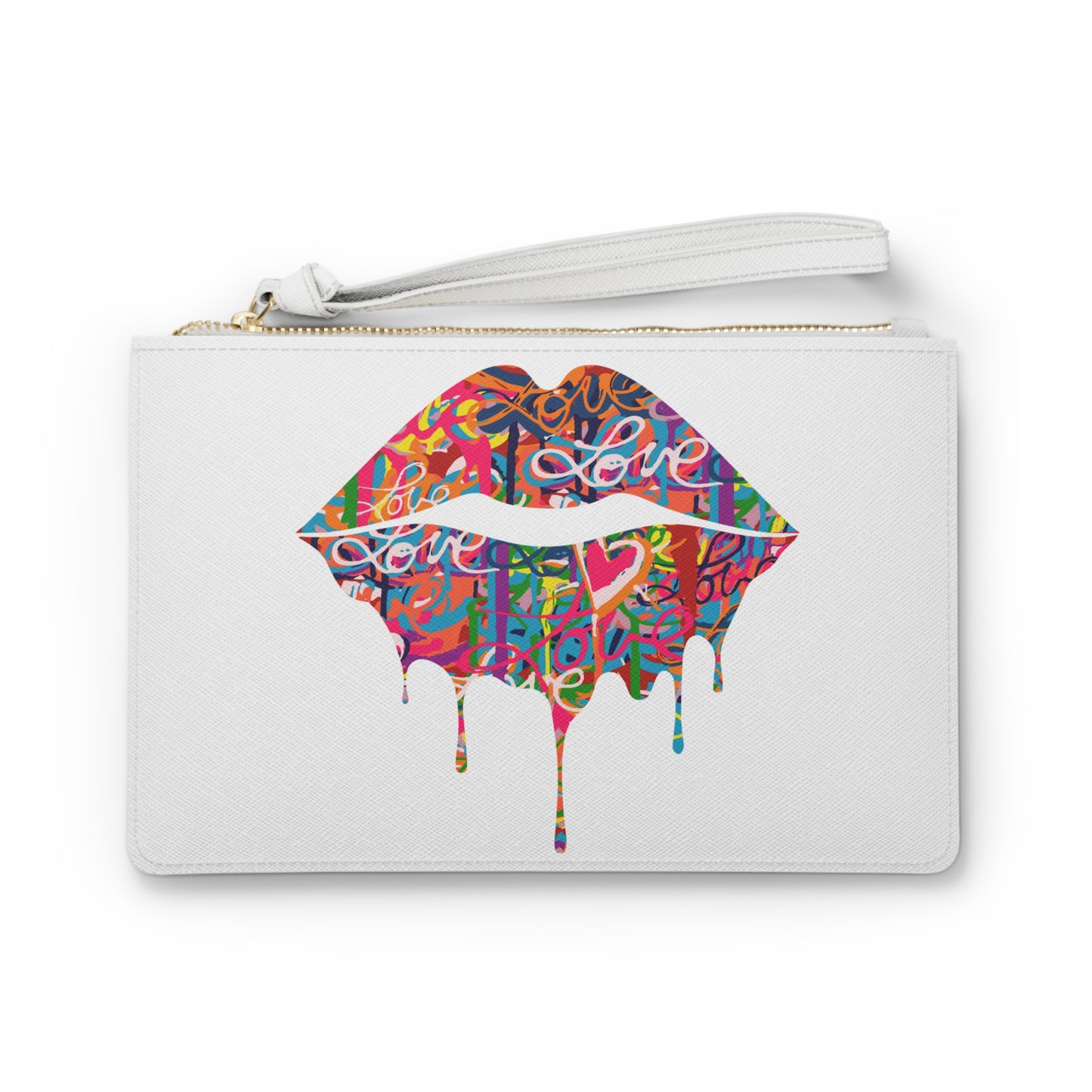 
                  
                    Drippy Rainbow Lips Clutch
                  
                