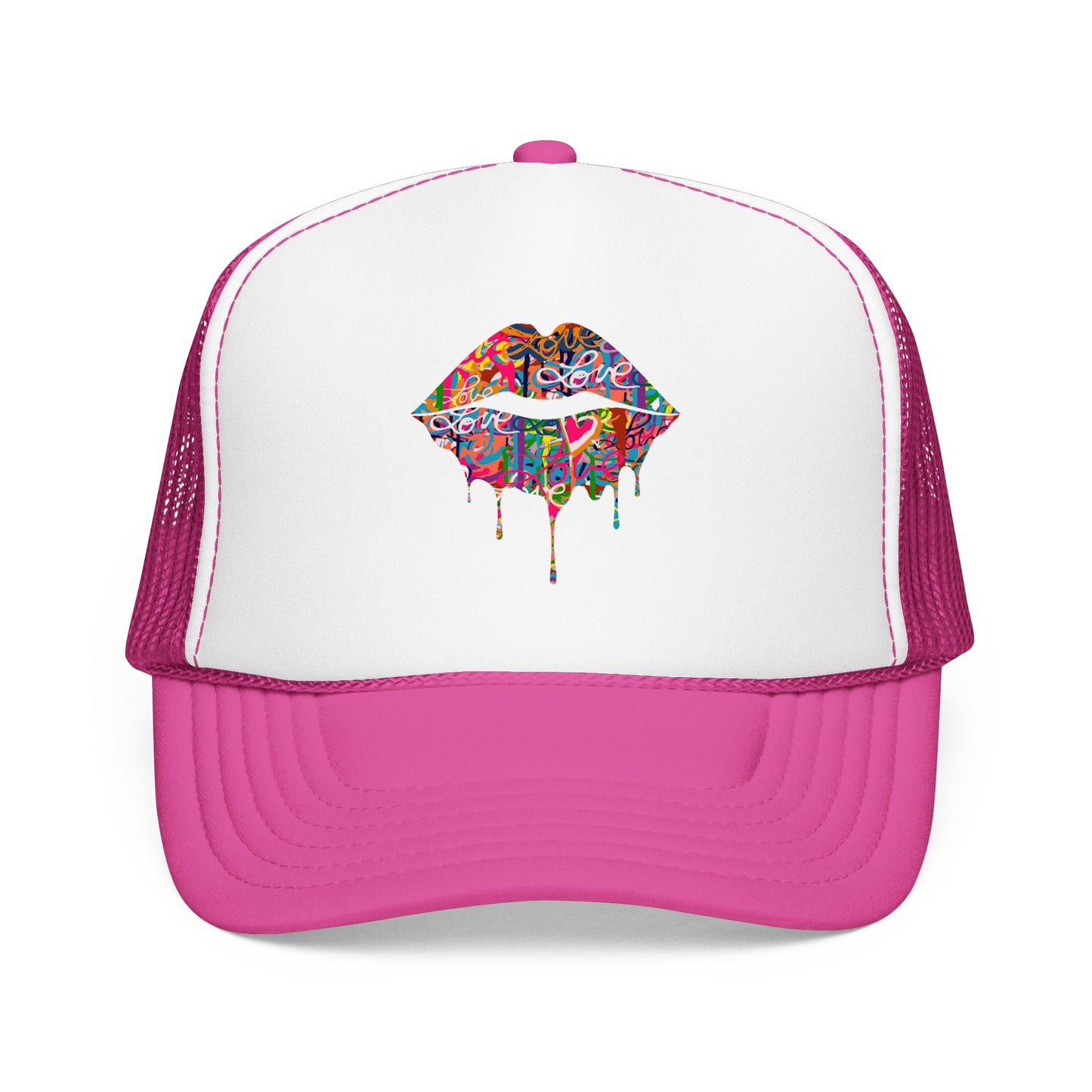 
                  
                    Graffiti Drip Lips Trucker Hat
                  
                