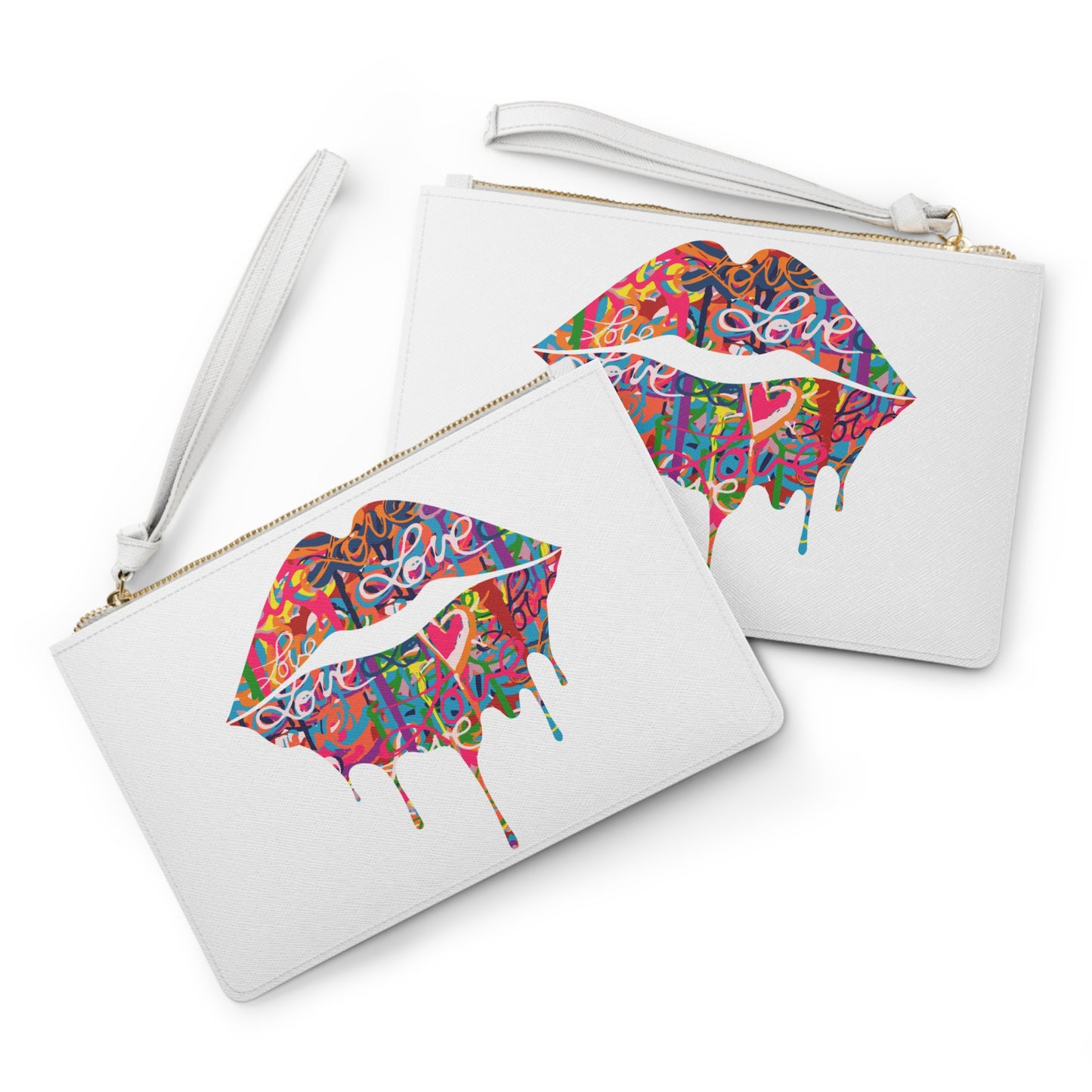 
                  
                    Drippy Rainbow Lips Clutch
                  
                