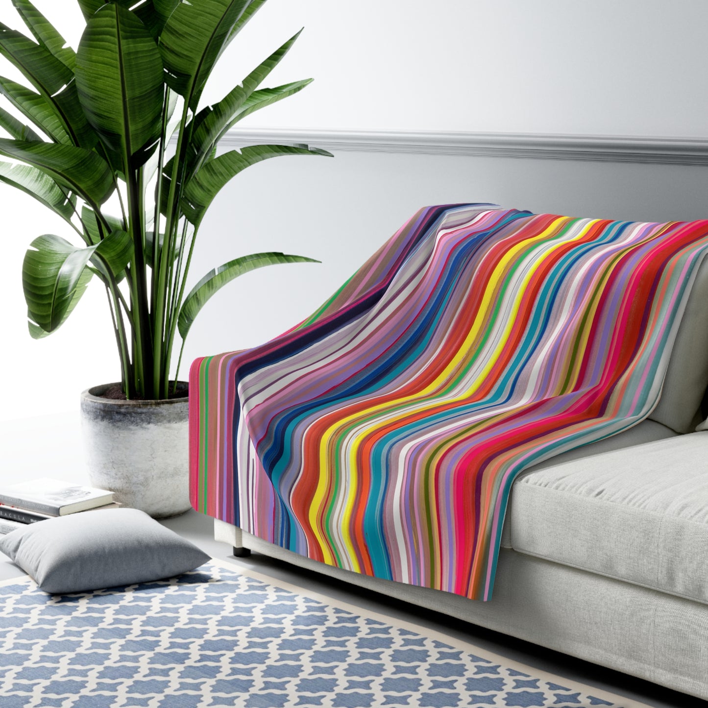 
                  
                    Candy Stripes-Luxe Throw
                  
                