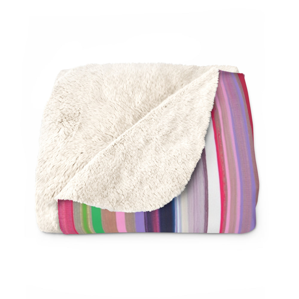 Candy Stripes-Luxe Throw