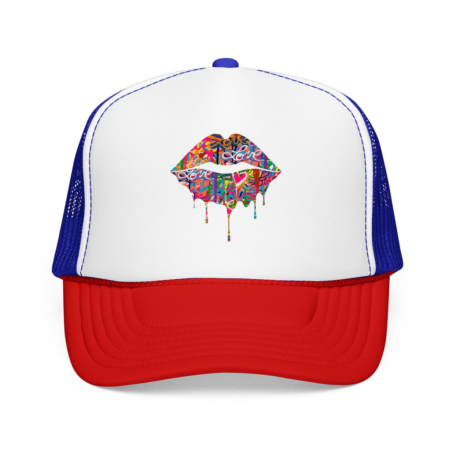 
                  
                    Graffiti Drip Lips Trucker Hat
                  
                