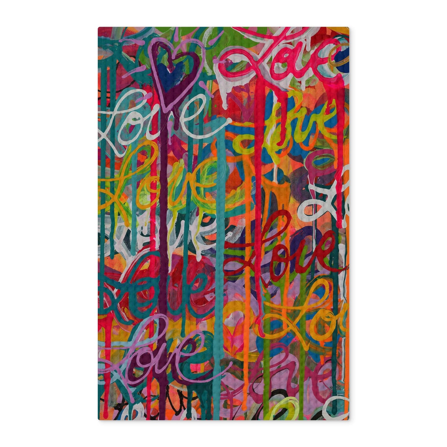
                  
                    Copy of Waffle Weave Double-Sided Tea Towel — Colorful Champagne 'Pour Decisions' & Bubble Art
                  
                