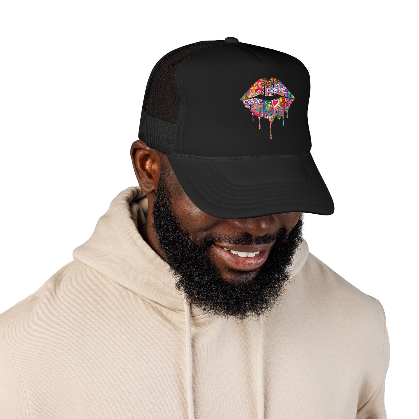 
                  
                    Graffiti Drip Lips Trucker Hat
                  
                