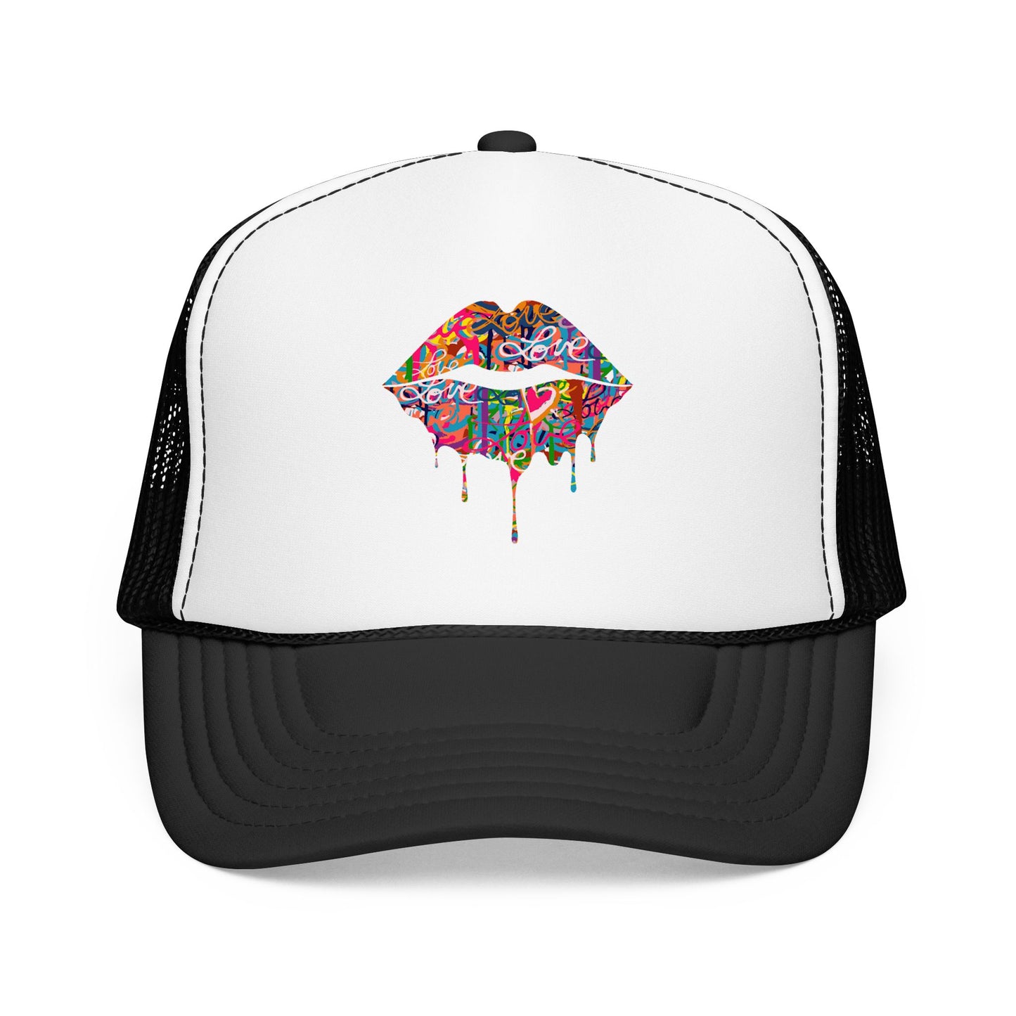 
                  
                    Graffiti Drip Lips Trucker Hat
                  
                