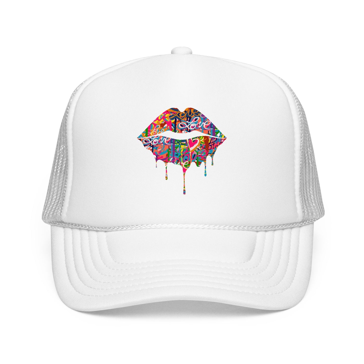 
                  
                    Graffiti Drip Lips Trucker Hat
                  
                