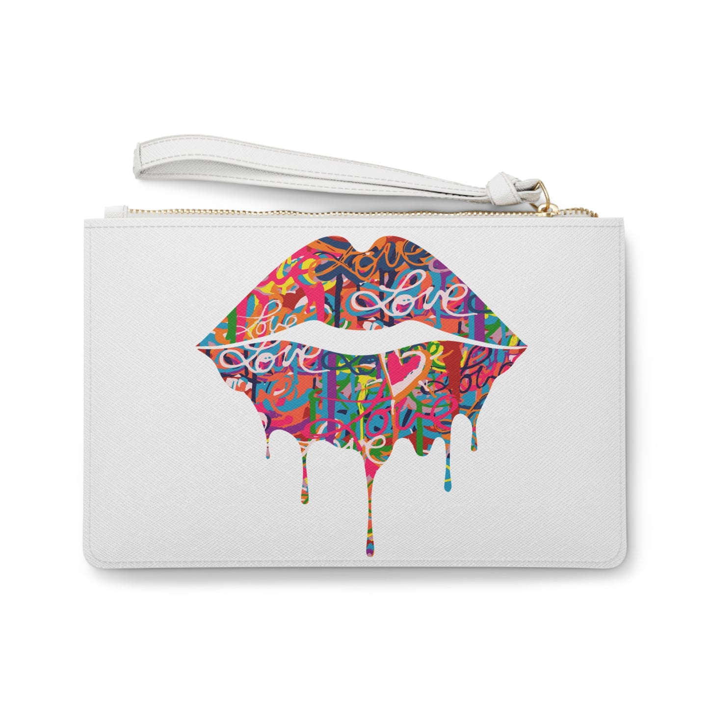 
                  
                    Drippy Rainbow Lips Clutch
                  
                