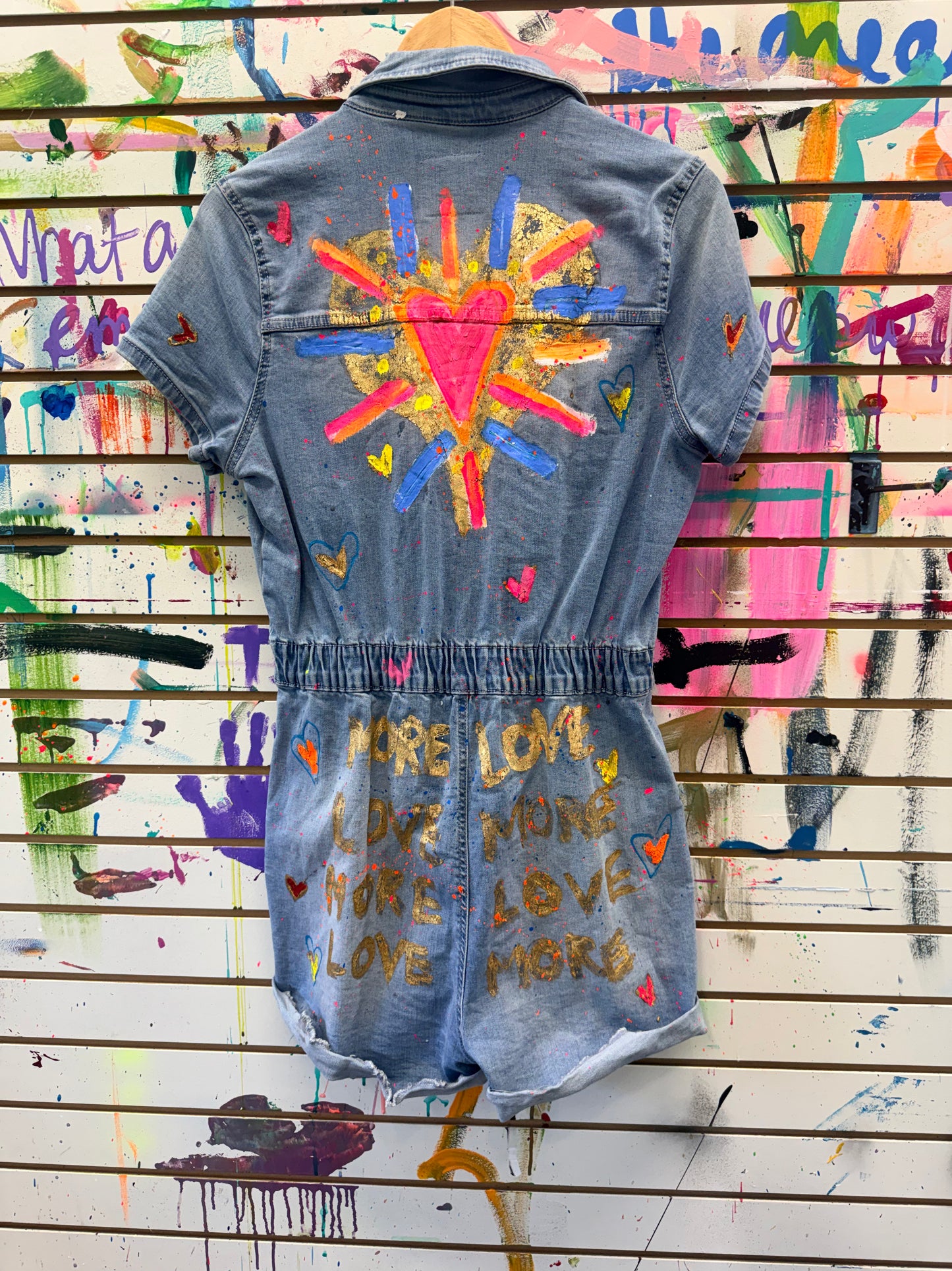 
                  
                    More Love Denim Romper
                  
                